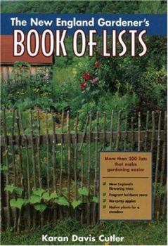 Paperback The New England Gardener's Book of Lists Book