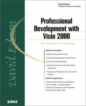 Paperback Professional Development with Visio 2000 (Other Sams) Book