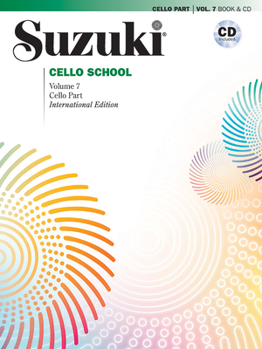 Paperback Suzuki Cello School, Vol 7: Cello Part, Book & CD Book