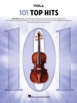 Paperback 101 Top Hits for Viola Book