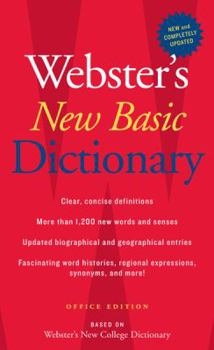 Paperback Webster's New Basic Dictionary, Office Edition Book