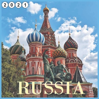 Paperback Russia: 2021 Wall & Disk Calendar, Russian gifts 16 Months Book