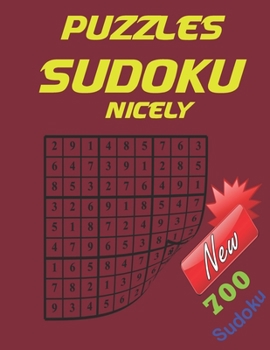 Paperback puzzles Sudoku nicely: Sudoku Puzzle Book for Adults with Answers,716 Sudoku Puzzles,236 Easy & 240 Hard & 240 Very Hard. [Large Print] Book