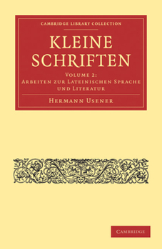 Paperback Kleine Schriften [German] Book