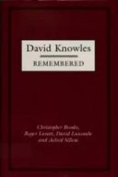 Hardcover David Knowles Remembered Book