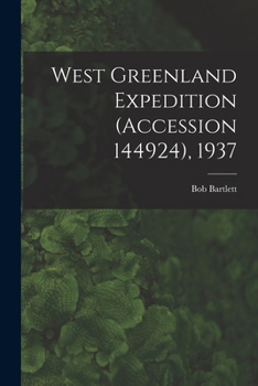 Paperback West Greenland Expedition (Accession 144924), 1937 Book