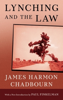 Lynching and the Law