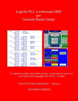 Paperback Logiche PLC e schermate HMI per Gestione Ruoli Utente: Un approccio pratico alla autenticazione / autorizzazione degli utenti con il linguaggio IEC 61 [Italian] Book