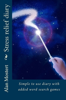 Paperback Stress relief diary: Simple to use diary with added word search games Book