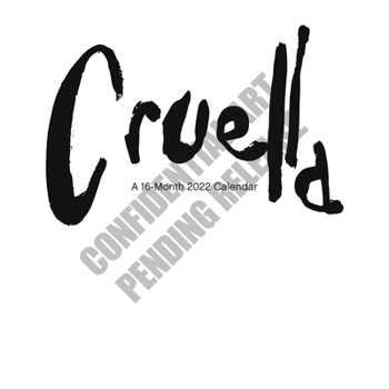 Calendar 2022 Cruella Live Action Wall Book
