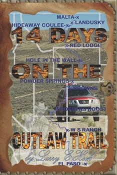 Paperback 14 Days on the Outlaw Trail Book
