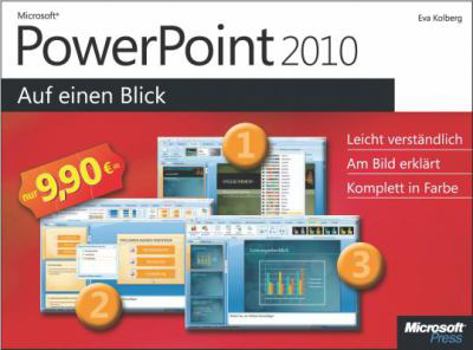Hardcover Microsoft PowerPoint 2010 auf einen Blick [German] Book