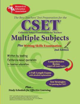 Paperback CSET Multiple Subjects: Plus Writing Skills Book