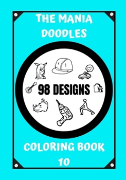 Paperback Coloring Book: The Mania Doodles Book