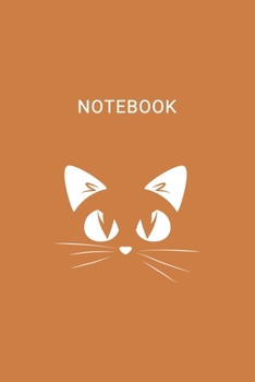 Cat NoteBook: Bronze Color Cover / Lined Notebook / Journal Gift, 120 Pages, 6x9, Soft Cover, Matte Finish