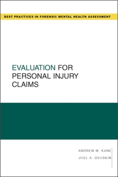 Paperback Evaluation for Personal Injury Claims Book