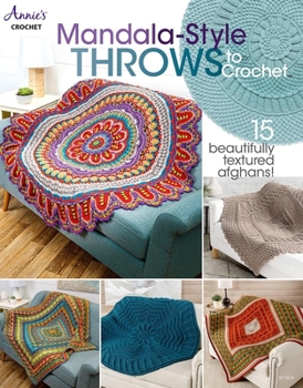 Paperback Mandala-Style Throws to Crochet Book