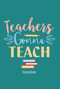 Funny School Teacher Notebook: Blank Paper Journal 6x9 - 120 Pages