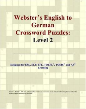 Paperback Webster's English to German Crossword Puzzles: Level 2 Book