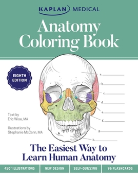 Paperback Anatomy Coloring Book with 450+ Realistic Medical Illustrations with Quizzes for Each + 96 Perforated Flashcards of Muscle Origin, Insertion, Action, Book