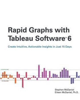 Paperback Rapid Graphs with Tableau Software 6: Create Intuitive, Actionable Insights in Just 15 Days Book
