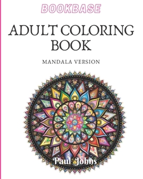 Paperback Bookbase Adult Coloring Book Mandala Version Book