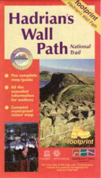 Map Hadrian's Wall Path: Bowness to Wallsend (Footprint Map & Guide) Book