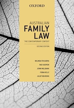 Australian Family Law: The Contemporary Context