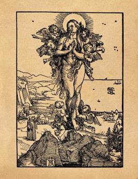 Paperback Art Notebook: The Ecstasy of St. Mary Magdalene - Albrecht Durer Art College Ruled Notebook 110 Pages Book