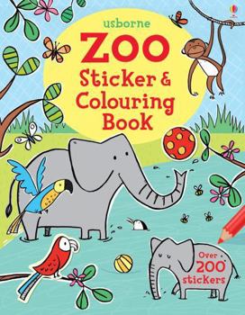 Zoo Sticker And Colouring Book - Book  of the Sticker and Colouring Books