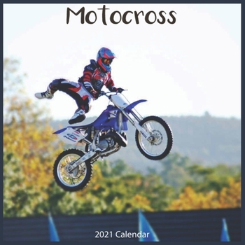 Paperback Motocross 2021 Calendar: Official Motocross 2021 Wall Calendar Book
