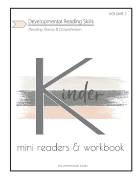 Paperback Kinder Developmental Reading Skills Workbook: Volume 2 Book