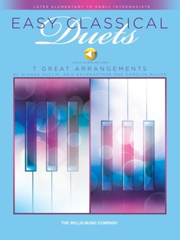 Paperback Easy Classical Duets: Nfmc 2020-2024 Selection Later Elementary to Early Intermediate Level 1 Piano, 4 Hands Book