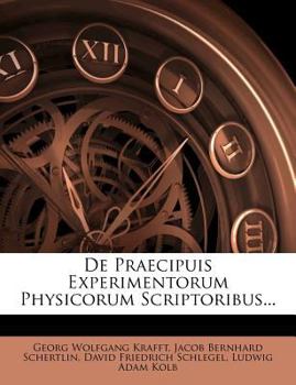 Paperback de Praecipuis Experimentorum Physicorum Scriptoribus... [Latin] Book