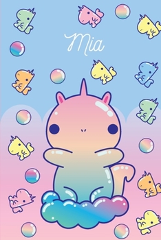Mia: Jellycorn Unicorn - Journal Notebook Gift For Girls, Women