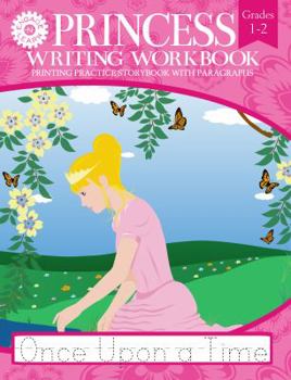 Paperback Princess Writing Workbook Printing Practice Storybook with Paragraphs Book