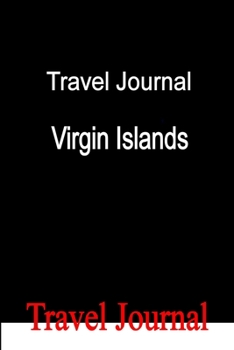 Paperback Travel Journal Virgin Islands Book