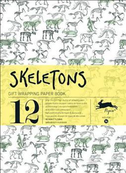 Skeletons Gift Wrapping Paper Book Vol.14