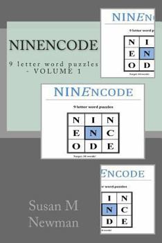 Paperback NINEncode: 9 letter word puzzles Book