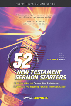 Paperback 52 New Testament Sermon Starters Book Four, Volume 1 Book