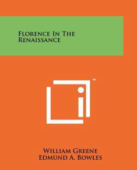 Paperback Florence In The Renaissance Book