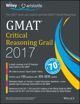 Paperback Wiley'S GMAT Critical Reasoning Grail 2017 Book