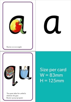 Cards Read Write Inc - Phonics Teaching Sounds Set 1 Speed Sounds Cards (small) Pack of 10 Book