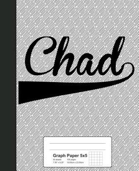 Paperback Graph Paper 5x5: CHAD Notebook Book
