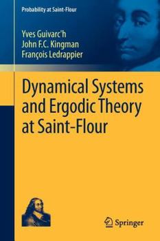 Paperback Dynamical Systems and Ergodic Theory at Saint-Flour [French] Book
