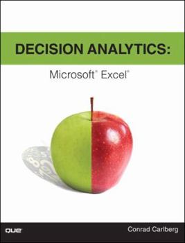 Paperback Decision Analytics: Microsoft Excel Book