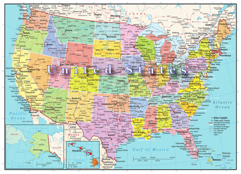 Misc. USA Map Puzzle 1000 Piece Book