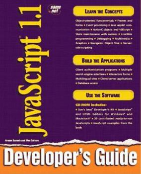 Paperback JavaScript 1.1 Developers Guide: With CDROM Book