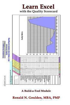 Paperback Learn Excel with the Quality Scorecard Book