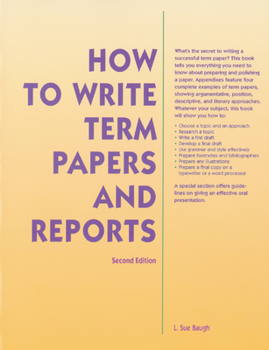 Paperback How to Write Term Papers and Reports Book